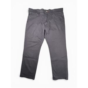 Weatherproof Vintage Straight Fit Pants Mens 40x30 Gray Stretch Chino Workwear